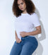 Everyday T-Shirt Curvy-Shirt - White