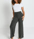 Lounge Strickhose Mit Weitem Bein - Graue