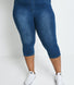 Cropped Jeggings Curvy - Mid Blue