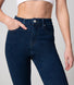 Slim-Fit Mom Jeans - Dark Blue