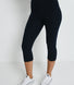 Everyday Cropped Leggings - Navy Blue