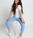 Everyday Cropped Leggings - Powder Blue