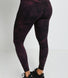 Revitalise High Waisted Leggings - Dark Cherry Tie Dye