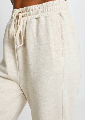 Luxus Lounge Jogginghose - Vanilla Marl