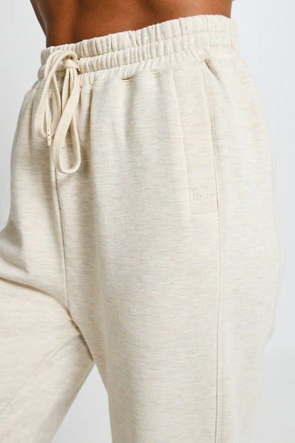 Luxus Lounge Jogginghose - Vanilla Marl