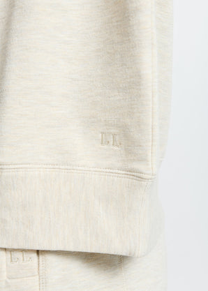 Luxus Lounge Sweatshirt - Vanilla Marl