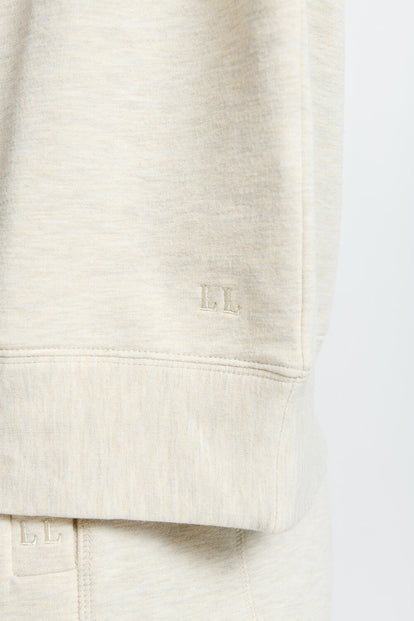 Luxus Lounge Sweatshirt - Vanilla Marl