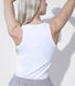 Gripptes Tanktop Aus Baumwolle - White