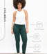 Everyday High Waisted Leggings - Forest Green